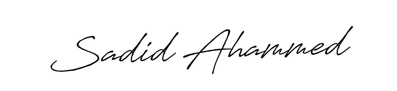 You can use this online signature creator to create a handwritten signature for the name Sadid Ahammed. This is the best online autograph maker. Sadid Ahammed signature style 7 images and pictures png