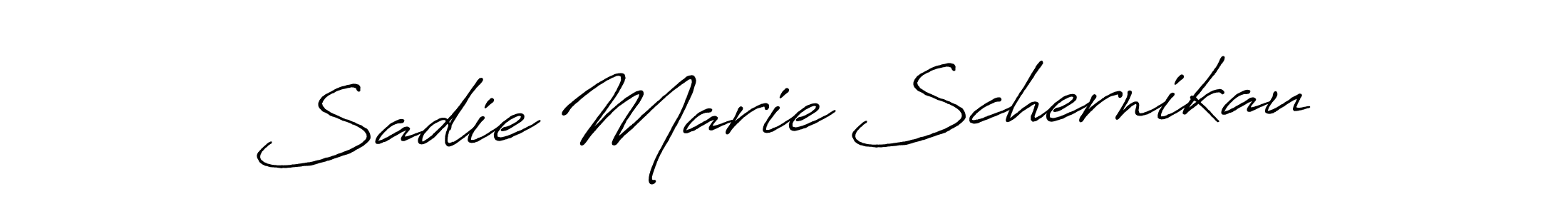 Similarly Antro_Vectra_Bolder is the best handwritten signature design. Signature creator online .You can use it as an online autograph creator for name Sadie Marie Schernikau. Sadie Marie Schernikau signature style 7 images and pictures png