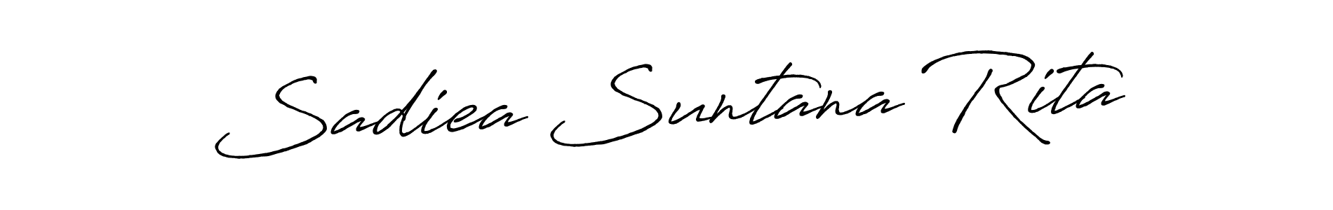 This is the best signature style for the Sadiea Suntana Rita name. Also you like these signature font (Antro_Vectra_Bolder). Mix name signature. Sadiea Suntana Rita signature style 7 images and pictures png