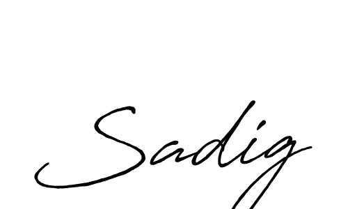 Once you've used our free online signature maker to create your best signature Antro_Vectra_Bolder style, it's time to enjoy all of the benefits that Sadig name signing documents. Sadig signature style 7 images and pictures png