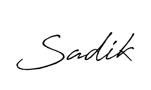 Similarly Antro_Vectra_Bolder is the best handwritten signature design. Signature creator online .You can use it as an online autograph creator for name Sadik. Sadik signature style 7 images and pictures png