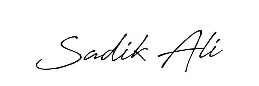 Antro_Vectra_Bolder is a professional signature style that is perfect for those who want to add a touch of class to their signature. It is also a great choice for those who want to make their signature more unique. Get Sadik Ali name to fancy signature for free. Sadik Ali signature style 7 images and pictures png