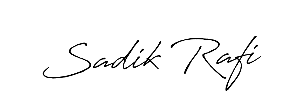 Sadik Rafi stylish signature style. Best Handwritten Sign (Antro_Vectra_Bolder) for my name. Handwritten Signature Collection Ideas for my name Sadik Rafi. Sadik Rafi signature style 7 images and pictures png