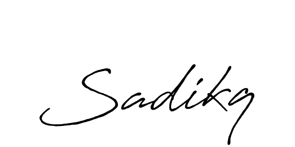 Make a short Sadikq signature style. Manage your documents anywhere anytime using Antro_Vectra_Bolder. Create and add eSignatures, submit forms, share and send files easily. Sadikq signature style 7 images and pictures png