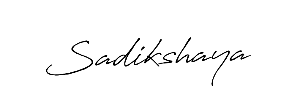 Antro_Vectra_Bolder is a professional signature style that is perfect for those who want to add a touch of class to their signature. It is also a great choice for those who want to make their signature more unique. Get Sadikshaya name to fancy signature for free. Sadikshaya signature style 7 images and pictures png
