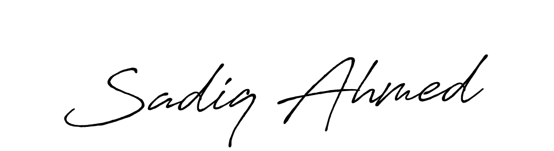 It looks lik you need a new signature style for name Sadiq Ahmed. Design unique handwritten (Antro_Vectra_Bolder) signature with our free signature maker in just a few clicks. Sadiq Ahmed signature style 7 images and pictures png