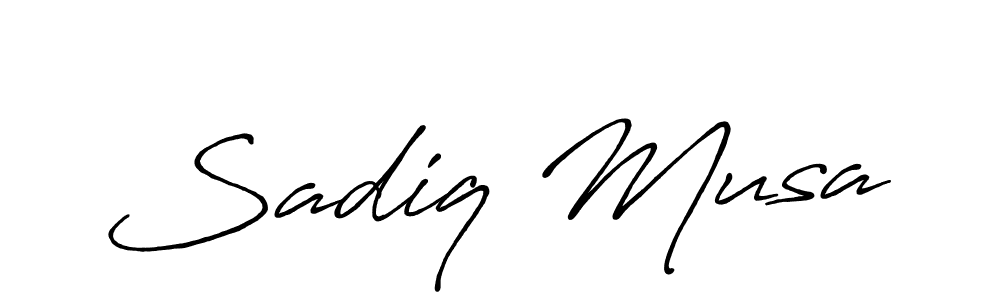 The best way (Antro_Vectra_Bolder) to make a short signature is to pick only two or three words in your name. The name Sadiq Musa include a total of six letters. For converting this name. Sadiq Musa signature style 7 images and pictures png