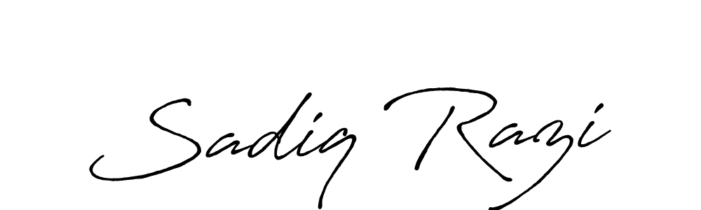 It looks lik you need a new signature style for name Sadiq Razi. Design unique handwritten (Antro_Vectra_Bolder) signature with our free signature maker in just a few clicks. Sadiq Razi signature style 7 images and pictures png