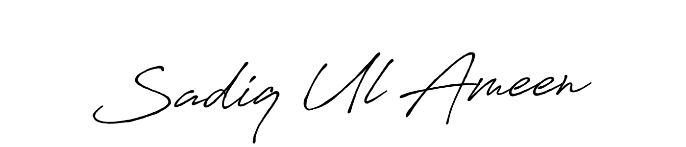 You can use this online signature creator to create a handwritten signature for the name Sadiq Ul Ameen. This is the best online autograph maker. Sadiq Ul Ameen signature style 7 images and pictures png