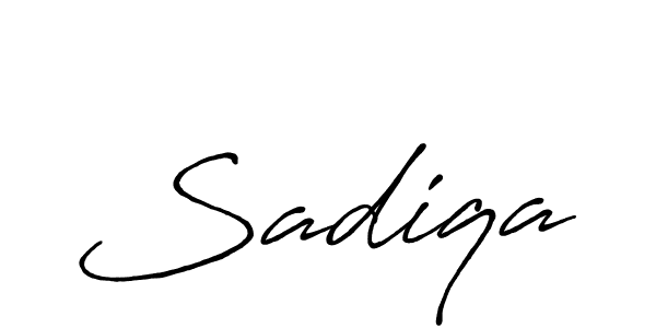 How to make Sadiqa signature? Antro_Vectra_Bolder is a professional autograph style. Create handwritten signature for Sadiqa name. Sadiqa signature style 7 images and pictures png