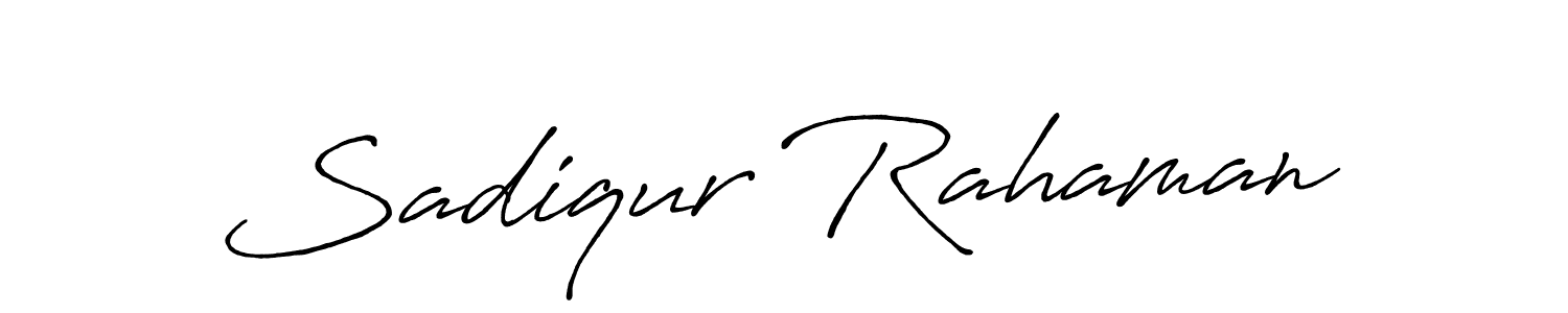 Sadiqur Rahaman stylish signature style. Best Handwritten Sign (Antro_Vectra_Bolder) for my name. Handwritten Signature Collection Ideas for my name Sadiqur Rahaman. Sadiqur Rahaman signature style 7 images and pictures png