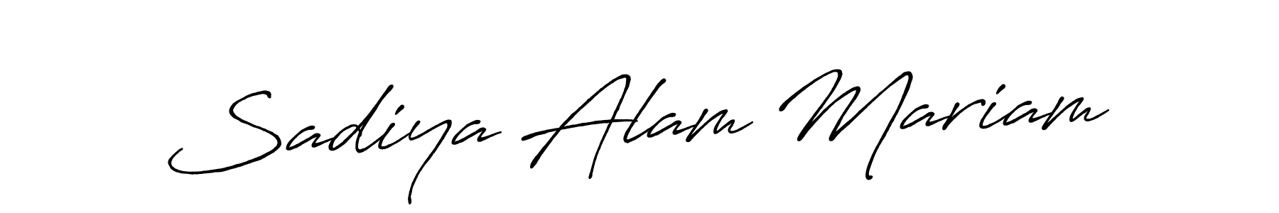 You can use this online signature creator to create a handwritten signature for the name Sadiya Alam Mariam. This is the best online autograph maker. Sadiya Alam Mariam signature style 7 images and pictures png