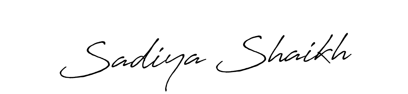 You can use this online signature creator to create a handwritten signature for the name Sadiya Shaikh. This is the best online autograph maker. Sadiya Shaikh signature style 7 images and pictures png