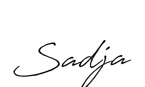 Once you've used our free online signature maker to create your best signature Antro_Vectra_Bolder style, it's time to enjoy all of the benefits that Sadja name signing documents. Sadja signature style 7 images and pictures png