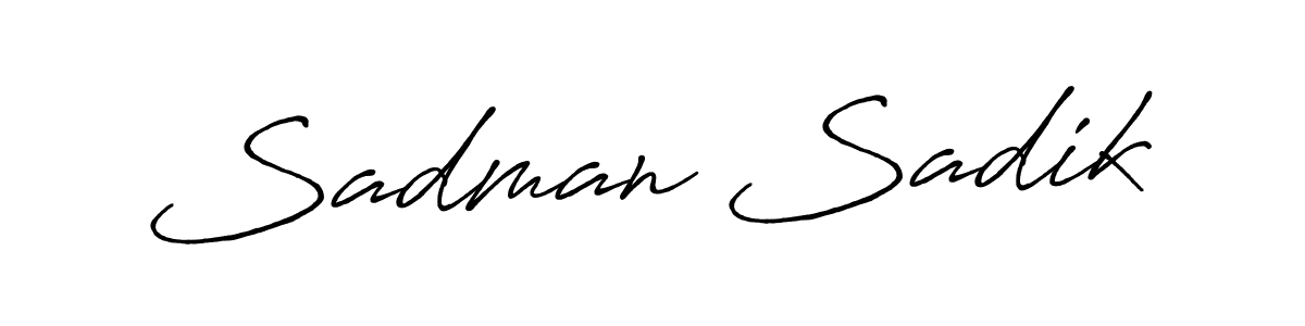 Similarly Antro_Vectra_Bolder is the best handwritten signature design. Signature creator online .You can use it as an online autograph creator for name Sadman Sadik. Sadman Sadik signature style 7 images and pictures png