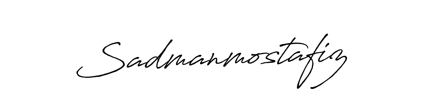 You should practise on your own different ways (Antro_Vectra_Bolder) to write your name (Sadmanmostafiz) in signature. don't let someone else do it for you. Sadmanmostafiz signature style 7 images and pictures png