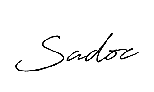 Use a signature maker to create a handwritten signature online. With this signature software, you can design (Antro_Vectra_Bolder) your own signature for name Sadoc. Sadoc signature style 7 images and pictures png