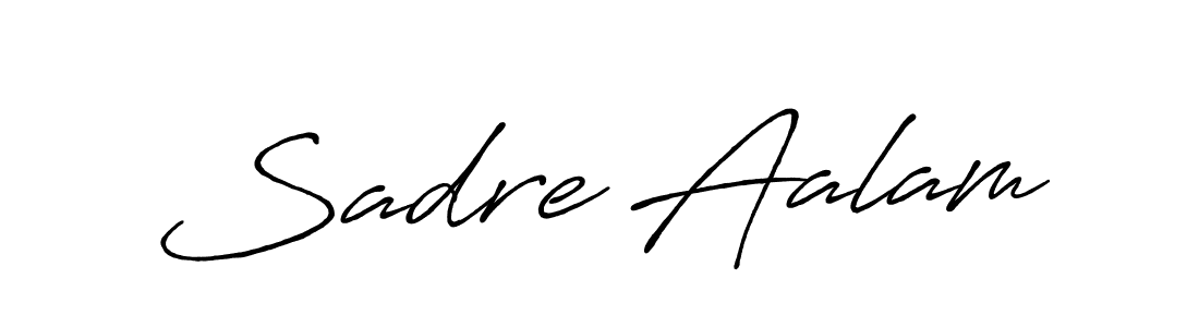 You can use this online signature creator to create a handwritten signature for the name Sadre Aalam. This is the best online autograph maker. Sadre Aalam signature style 7 images and pictures png