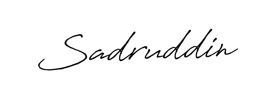 Also You can easily find your signature by using the search form. We will create Sadruddin name handwritten signature images for you free of cost using Antro_Vectra_Bolder sign style. Sadruddin signature style 7 images and pictures png