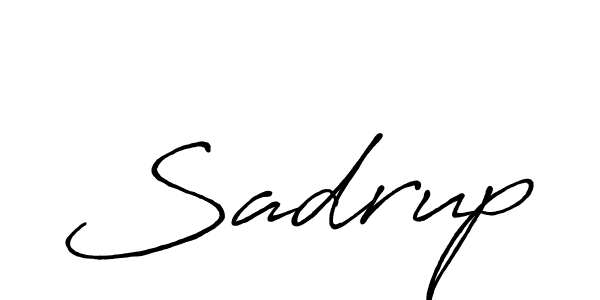 Also we have Sadrup name is the best signature style. Create professional handwritten signature collection using Antro_Vectra_Bolder autograph style. Sadrup signature style 7 images and pictures png
