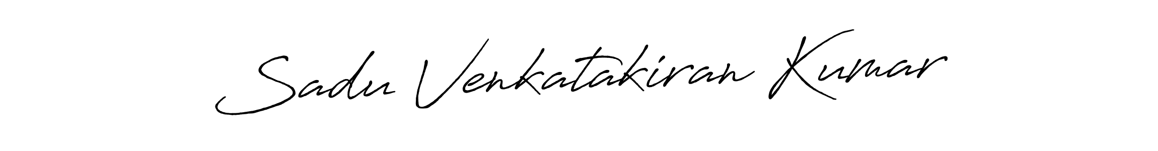 Make a beautiful signature design for name Sadu Venkatakiran Kumar. Use this online signature maker to create a handwritten signature for free. Sadu Venkatakiran Kumar signature style 7 images and pictures png