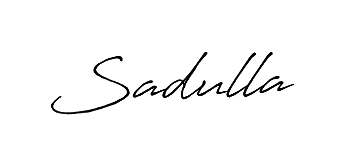 Design your own signature with our free online signature maker. With this signature software, you can create a handwritten (Antro_Vectra_Bolder) signature for name Sadulla. Sadulla signature style 7 images and pictures png