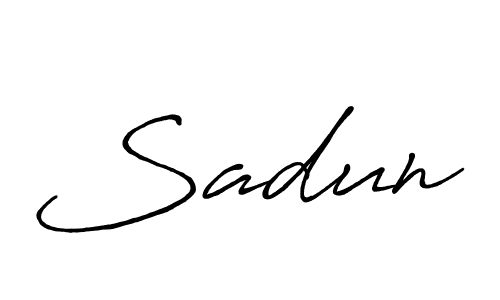 Antro_Vectra_Bolder is a professional signature style that is perfect for those who want to add a touch of class to their signature. It is also a great choice for those who want to make their signature more unique. Get Sadun name to fancy signature for free. Sadun signature style 7 images and pictures png