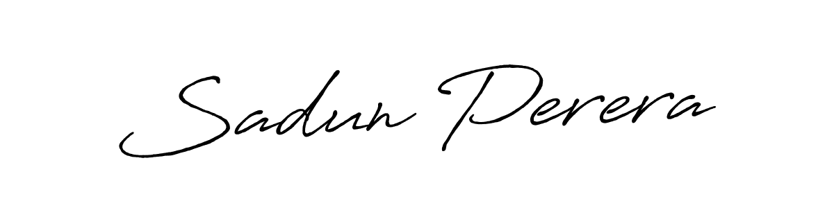 Antro_Vectra_Bolder is a professional signature style that is perfect for those who want to add a touch of class to their signature. It is also a great choice for those who want to make their signature more unique. Get Sadun Perera name to fancy signature for free. Sadun Perera signature style 7 images and pictures png