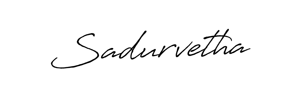 Also we have Sadurvetha name is the best signature style. Create professional handwritten signature collection using Antro_Vectra_Bolder autograph style. Sadurvetha signature style 7 images and pictures png