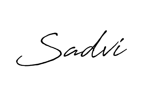 if you are searching for the best signature style for your name Sadvi. so please give up your signature search. here we have designed multiple signature styles  using Antro_Vectra_Bolder. Sadvi signature style 7 images and pictures png