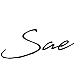 Sae stylish signature style. Best Handwritten Sign (Antro_Vectra_Bolder) for my name. Handwritten Signature Collection Ideas for my name Sae. Sae signature style 7 images and pictures png