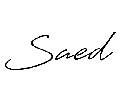 You should practise on your own different ways (Antro_Vectra_Bolder) to write your name (Saed) in signature. don't let someone else do it for you. Saed signature style 7 images and pictures png