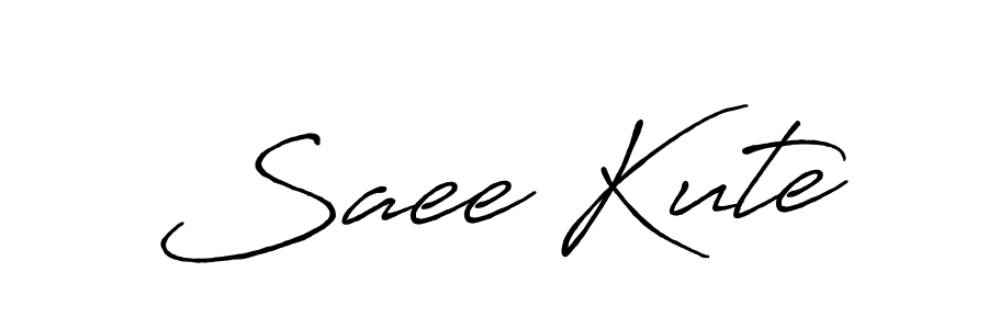 This is the best signature style for the Saee Kute name. Also you like these signature font (Antro_Vectra_Bolder). Mix name signature. Saee Kute signature style 7 images and pictures png