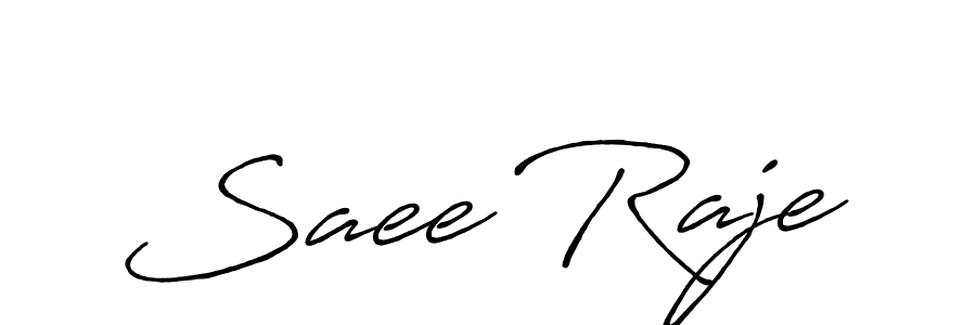 You should practise on your own different ways (Antro_Vectra_Bolder) to write your name (Saee Raje) in signature. don't let someone else do it for you. Saee Raje signature style 7 images and pictures png