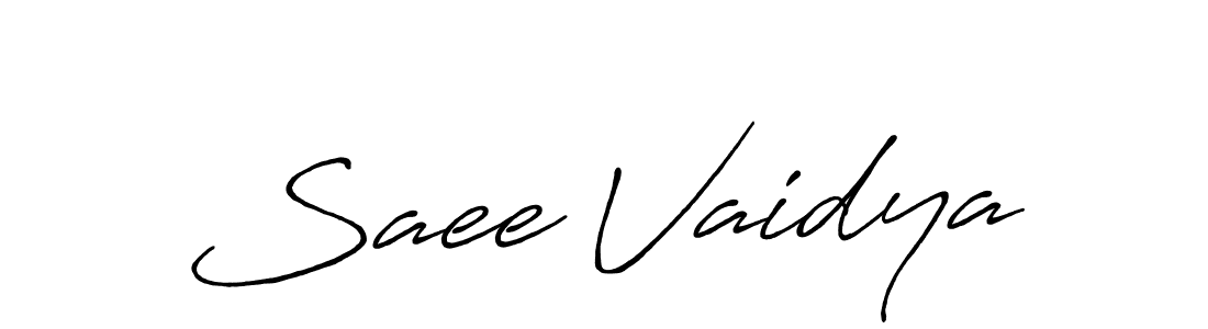 This is the best signature style for the Saee Vaidya name. Also you like these signature font (Antro_Vectra_Bolder). Mix name signature. Saee Vaidya signature style 7 images and pictures png