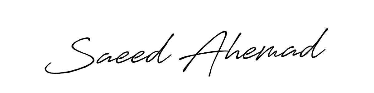 if you are searching for the best signature style for your name Saeed Ahemad. so please give up your signature search. here we have designed multiple signature styles  using Antro_Vectra_Bolder. Saeed Ahemad signature style 7 images and pictures png