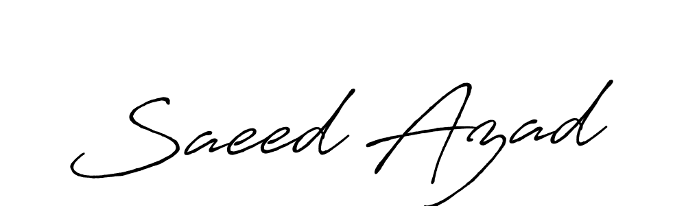 How to make Saeed Azad signature? Antro_Vectra_Bolder is a professional autograph style. Create handwritten signature for Saeed Azad name. Saeed Azad signature style 7 images and pictures png