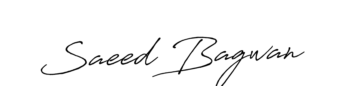 How to make Saeed Bagwan signature? Antro_Vectra_Bolder is a professional autograph style. Create handwritten signature for Saeed Bagwan name. Saeed Bagwan signature style 7 images and pictures png