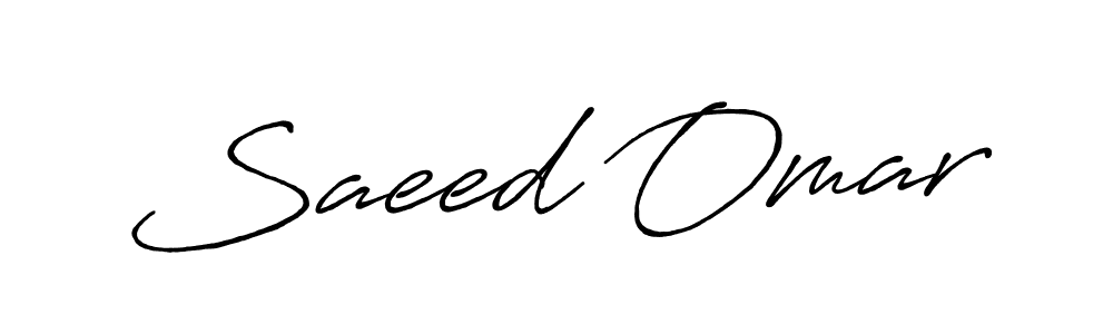 The best way (Antro_Vectra_Bolder) to make a short signature is to pick only two or three words in your name. The name Saeed Omar include a total of six letters. For converting this name. Saeed Omar signature style 7 images and pictures png