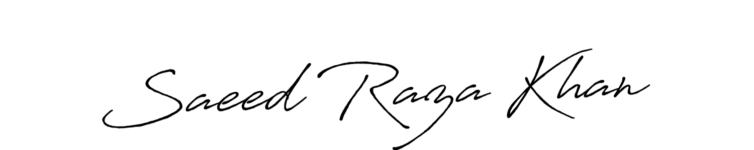 You can use this online signature creator to create a handwritten signature for the name Saeed Raza Khan. This is the best online autograph maker. Saeed Raza Khan signature style 7 images and pictures png