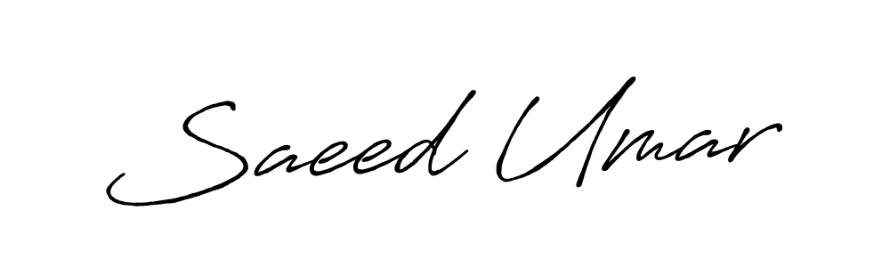 Make a beautiful signature design for name Saeed Umar. Use this online signature maker to create a handwritten signature for free. Saeed Umar signature style 7 images and pictures png