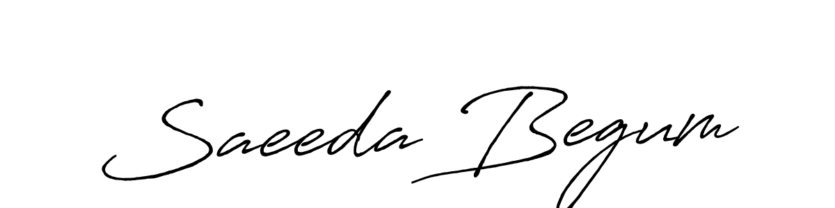 Make a short Saeeda Begum signature style. Manage your documents anywhere anytime using Antro_Vectra_Bolder. Create and add eSignatures, submit forms, share and send files easily. Saeeda Begum signature style 7 images and pictures png