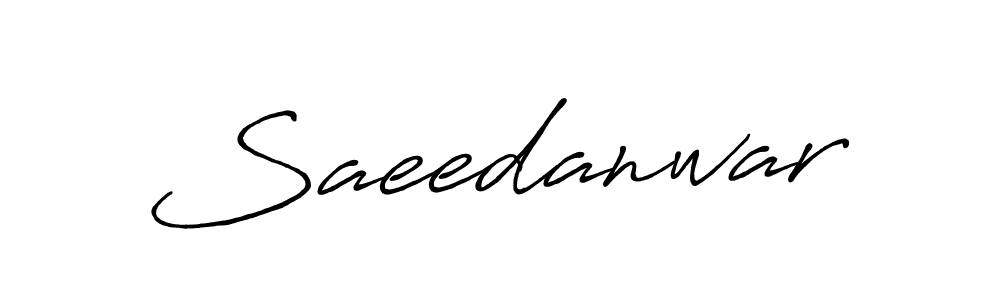 The best way (Antro_Vectra_Bolder) to make a short signature is to pick only two or three words in your name. The name Saeedanwar include a total of six letters. For converting this name. Saeedanwar signature style 7 images and pictures png