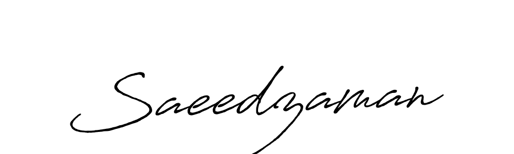 How to make Saeedzaman name signature. Use Antro_Vectra_Bolder style for creating short signs online. This is the latest handwritten sign. Saeedzaman signature style 7 images and pictures png