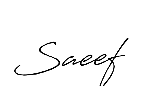 Make a beautiful signature design for name Saeef. Use this online signature maker to create a handwritten signature for free. Saeef signature style 7 images and pictures png