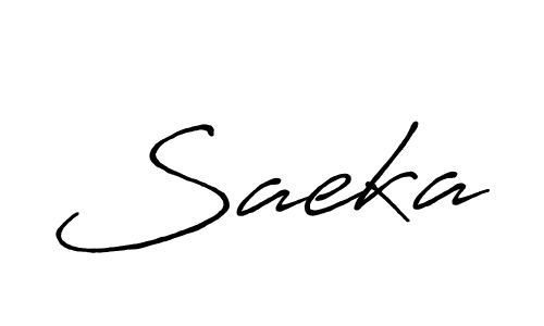 Once you've used our free online signature maker to create your best signature Antro_Vectra_Bolder style, it's time to enjoy all of the benefits that Saeka name signing documents. Saeka signature style 7 images and pictures png