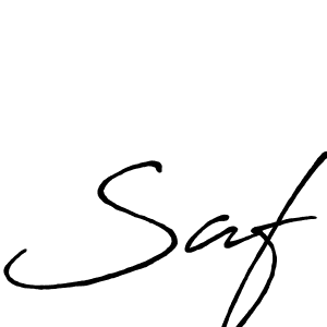 Also You can easily find your signature by using the search form. We will create Saf name handwritten signature images for you free of cost using Antro_Vectra_Bolder sign style. Saf signature style 7 images and pictures png