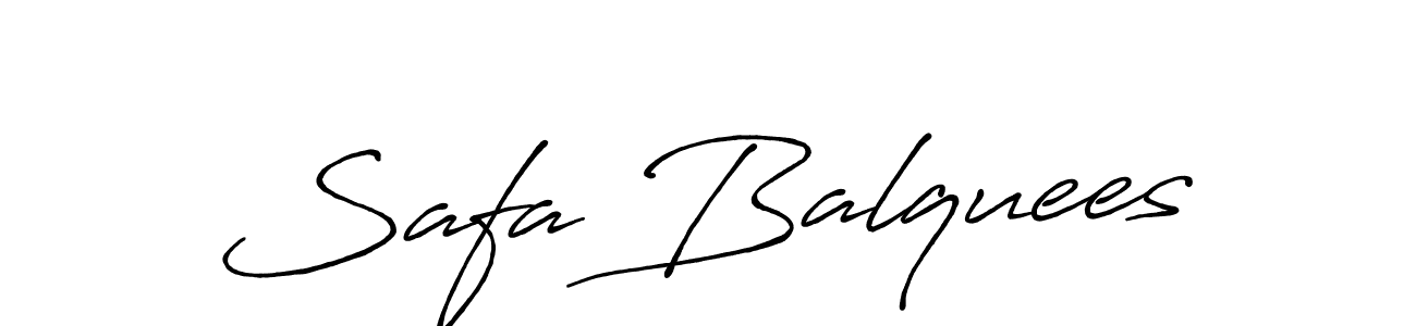 if you are searching for the best signature style for your name Safa Balquees. so please give up your signature search. here we have designed multiple signature styles  using Antro_Vectra_Bolder. Safa Balquees signature style 7 images and pictures png