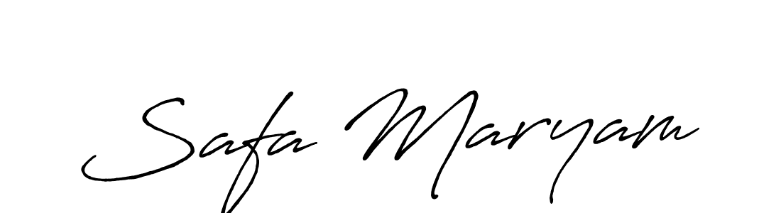 if you are searching for the best signature style for your name Safa Maryam. so please give up your signature search. here we have designed multiple signature styles  using Antro_Vectra_Bolder. Safa Maryam signature style 7 images and pictures png