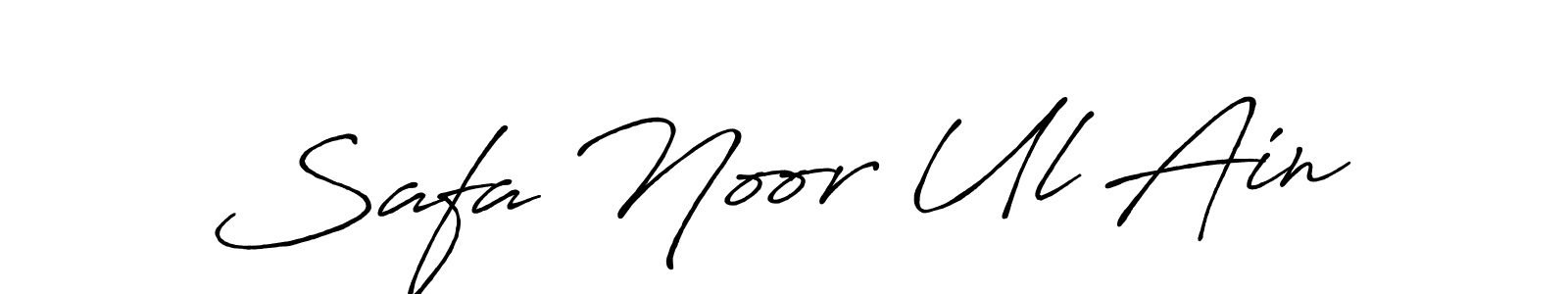 It looks lik you need a new signature style for name Safa Noor Ul Ain. Design unique handwritten (Antro_Vectra_Bolder) signature with our free signature maker in just a few clicks. Safa Noor Ul Ain signature style 7 images and pictures png